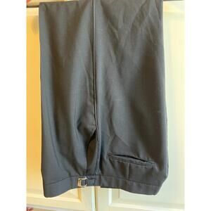 Allure Men Size 37 R adjustable 36-38 , Super Fine Wool Dress Pants Black